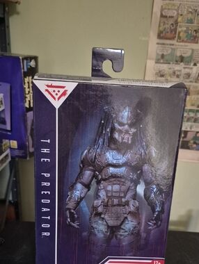 The Predator Action Figure Box - Purple & Black Artwork